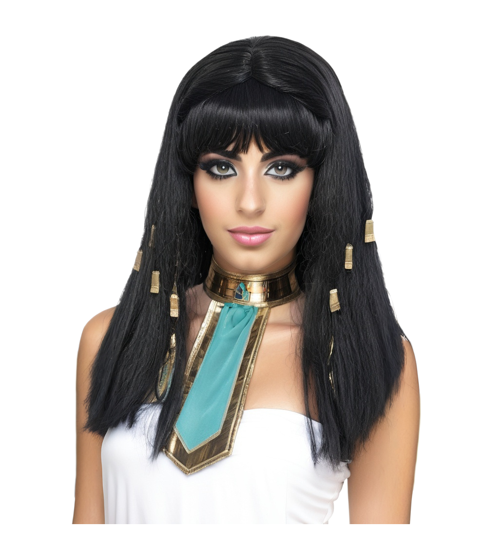 Dámská paruka egyptské bohyně