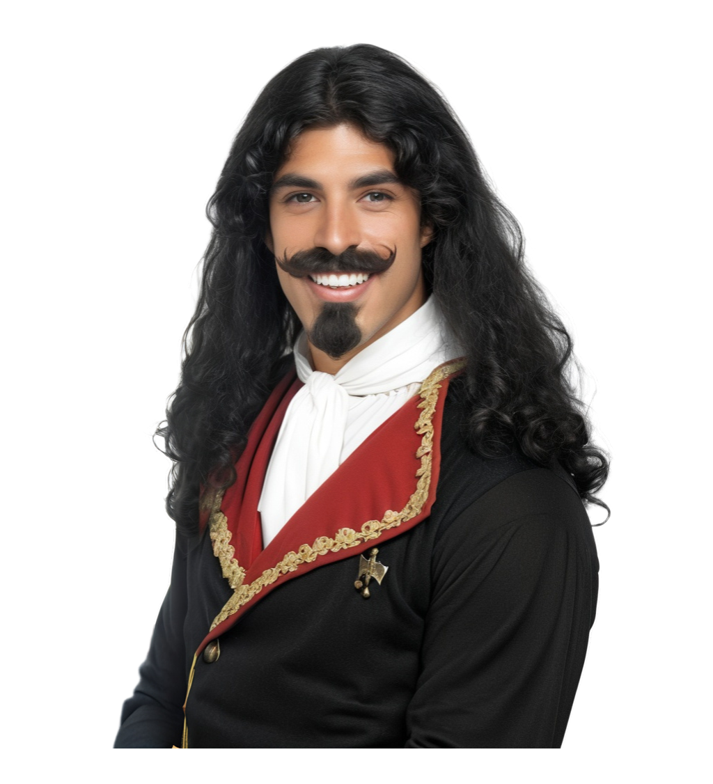 Pánská paruka mušketýr