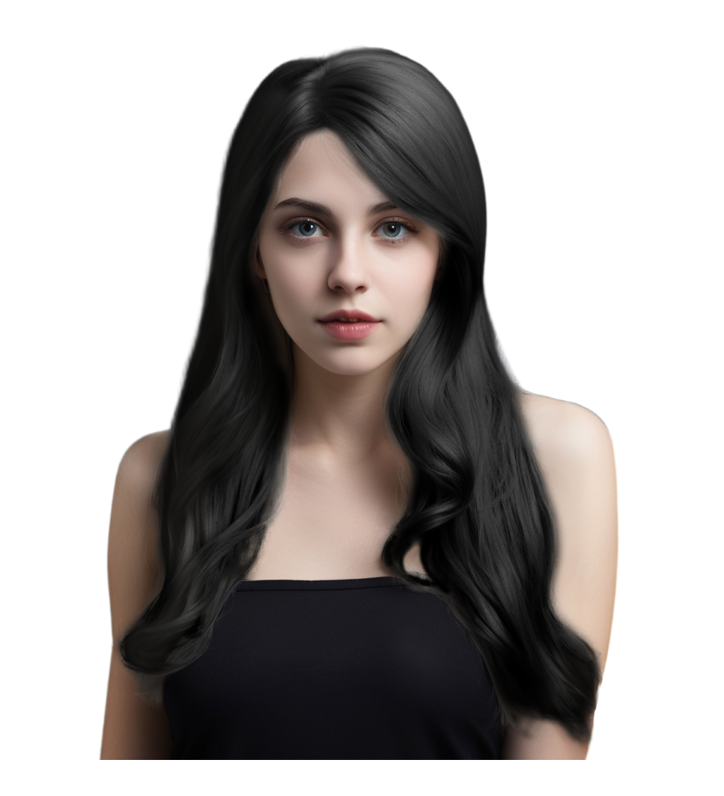 Dámská paruka Denise černá