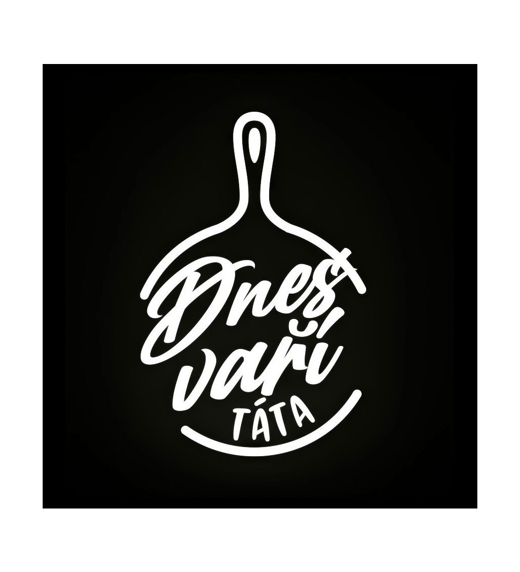 Zástěra černá - Dnes vaří táta