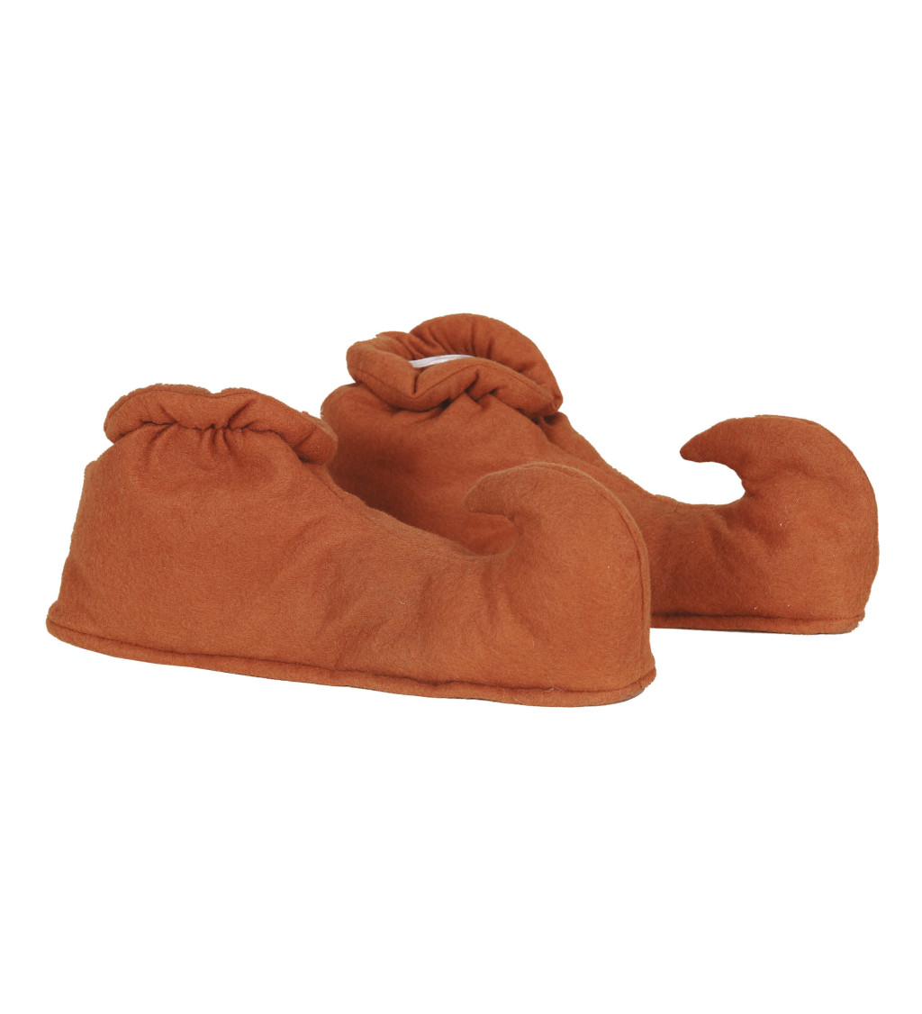 Hnědé elfí boty pro děti