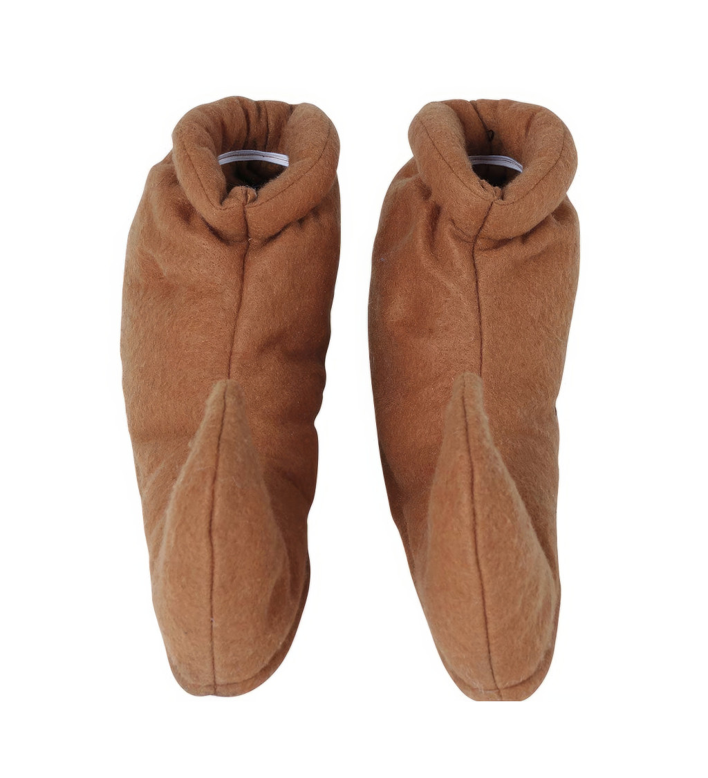 Hnědé elfí boty pro děti