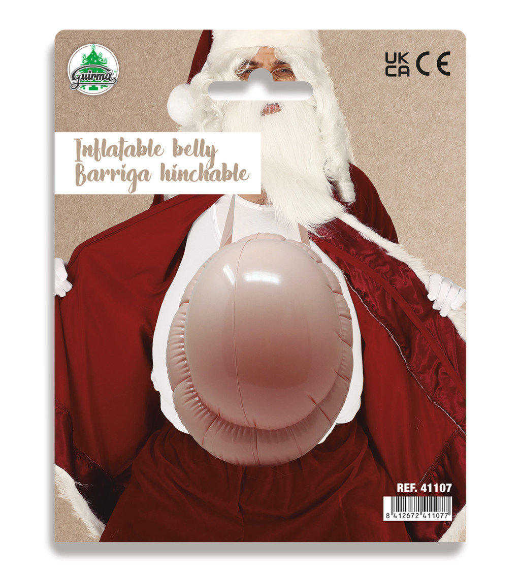 Nafukovací břicho pro Santu