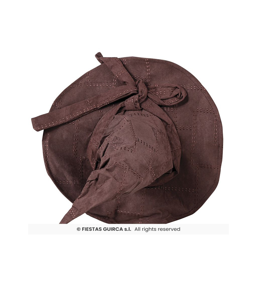 Dětský hnědý klobouk čařoděje