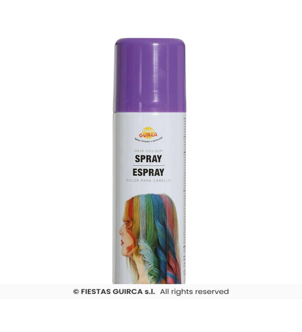 Sprej na vlasy fialový