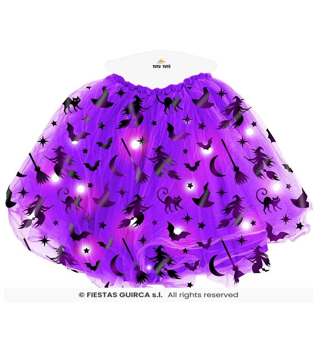 Tutu sukně čarodějnická se světýlky