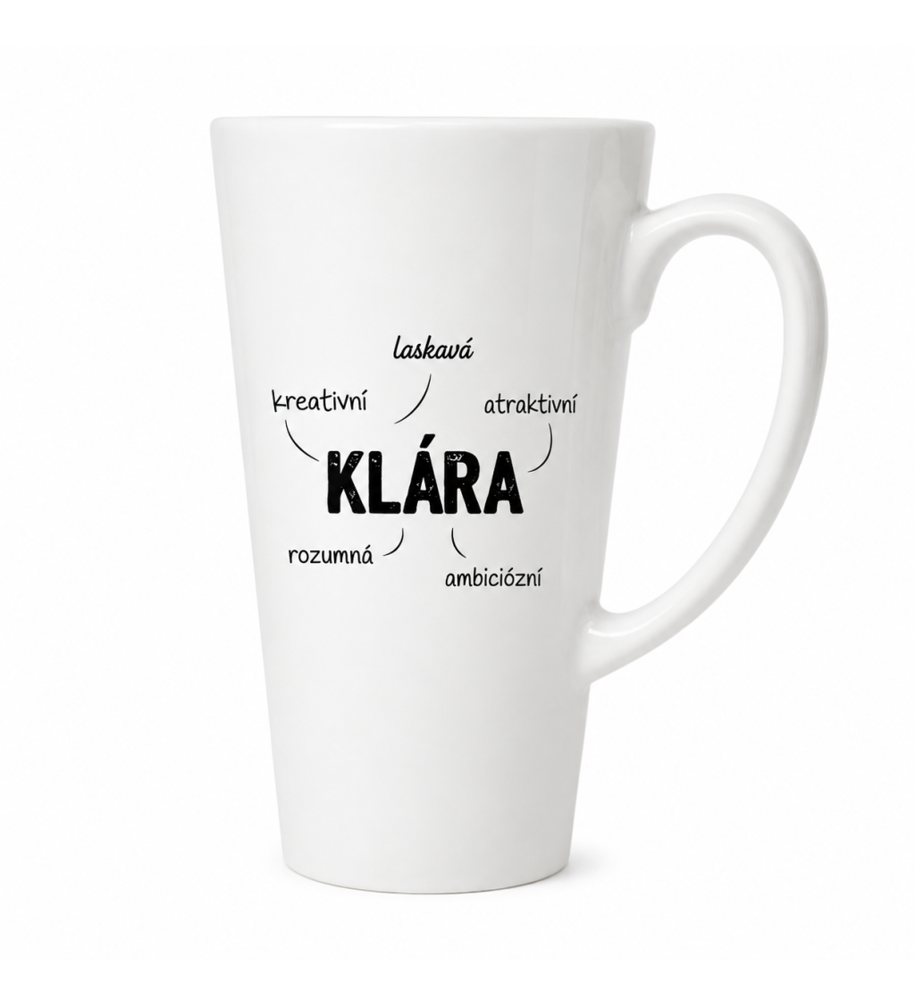 Latte hrnek - Klára