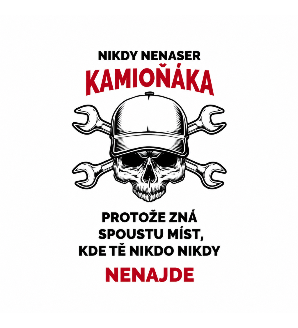 Hrnek Nikdy nenaser kamioňáka