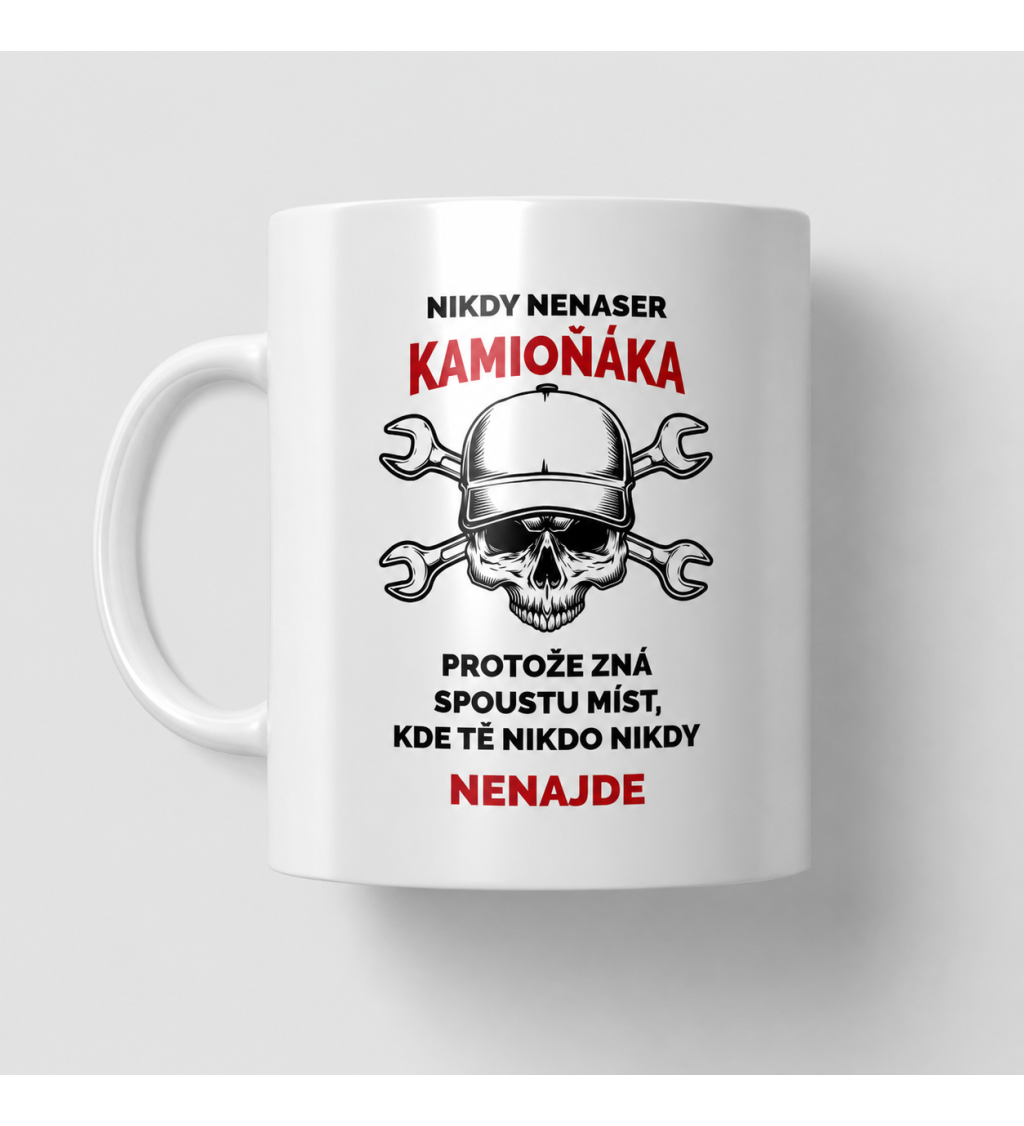 Hrnek Nikdy nenaser kamioňáka