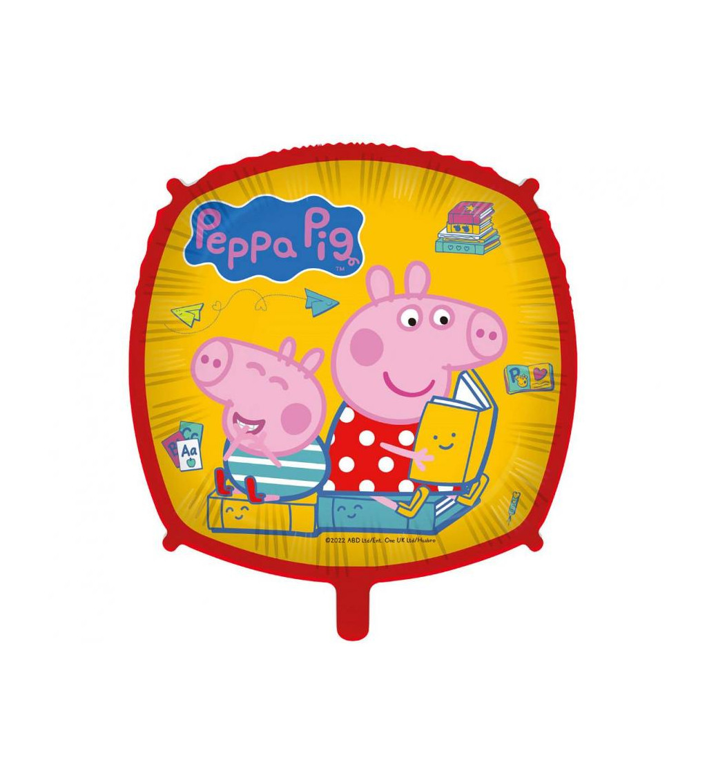 Fóliový balónek - Peppa Pig čtverec