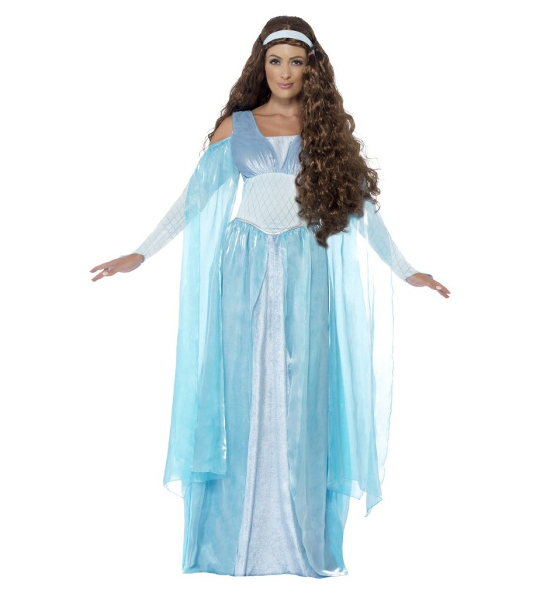Dámský kostým - Blankytně modrá princezna