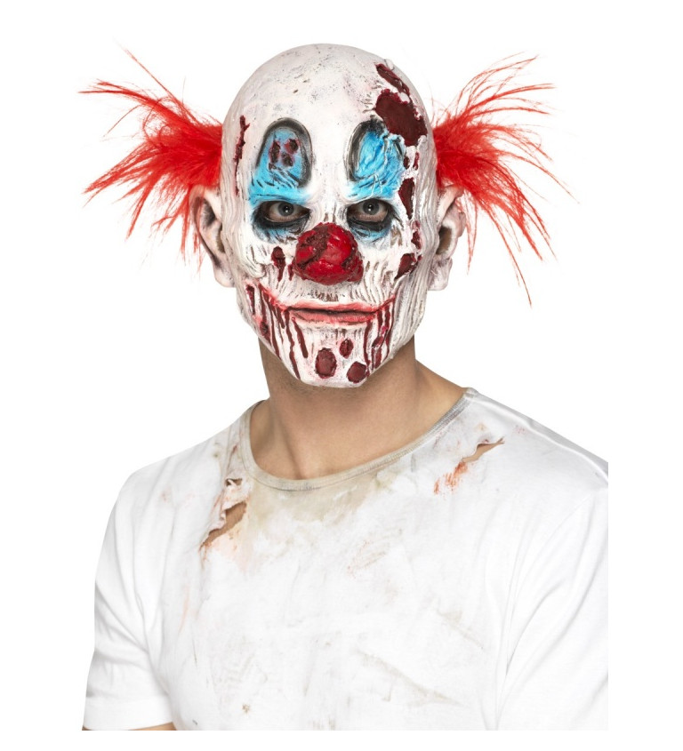 Latexová maska Zombie klaun