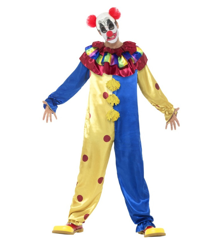 Divící se klaun pánský kostým