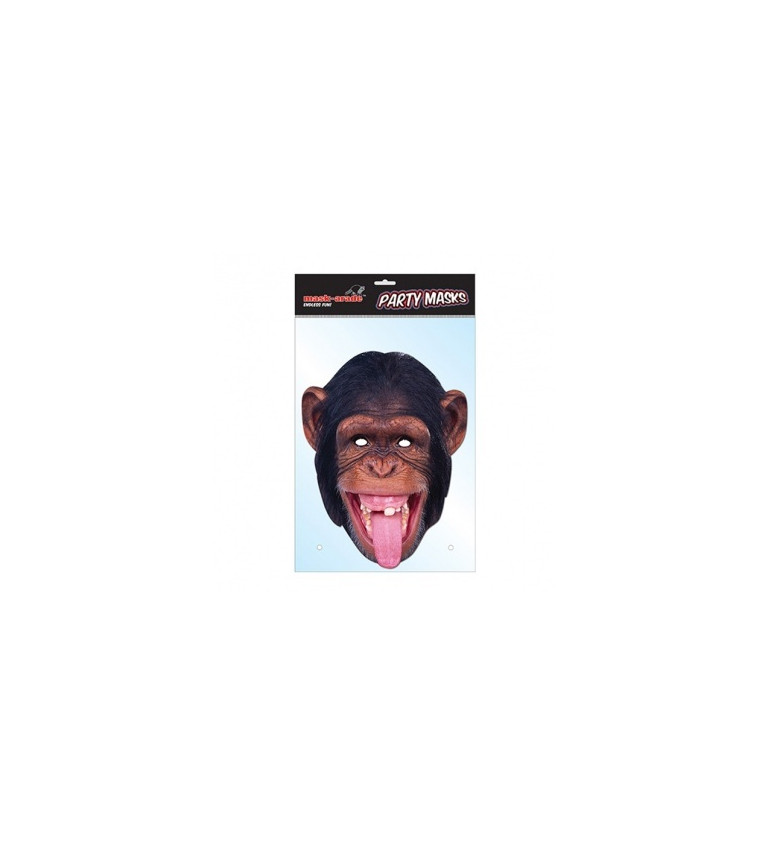 Party maska Šimpanz