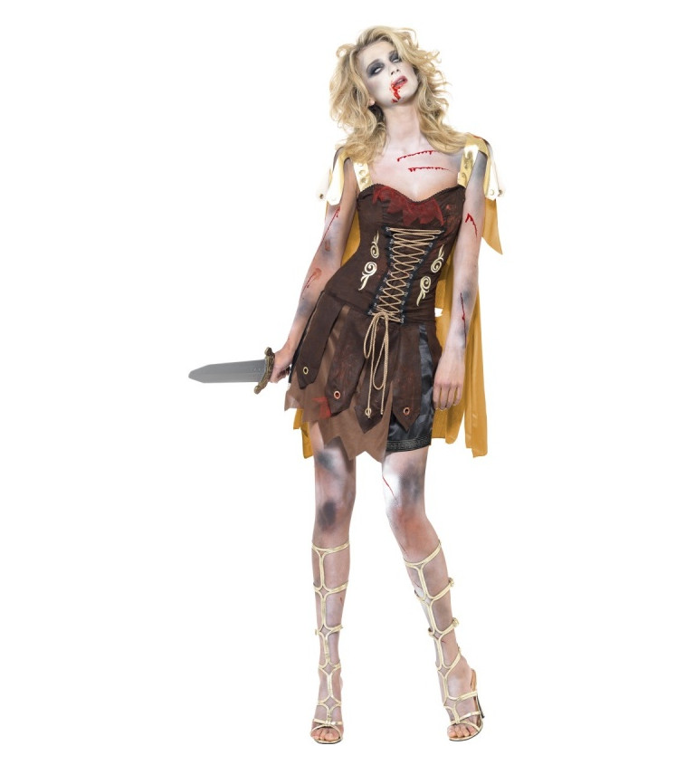Dámský kostým - Zombie Gladiatorka
