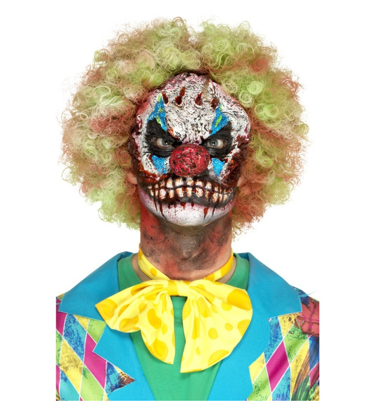 Nalepovací maska klauna půlobličejová