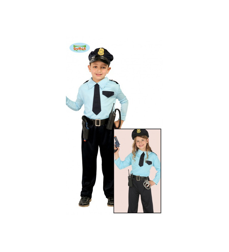 Dětský unisex kostým - Policista