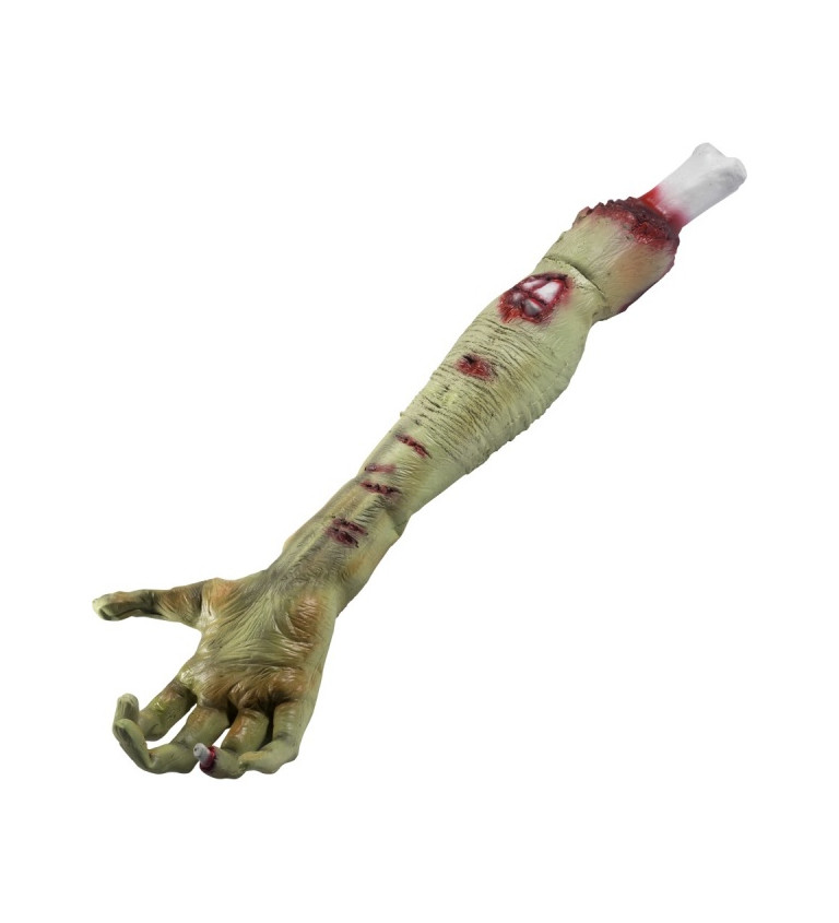 Halloweenská dekorace useknutá zombie ruka