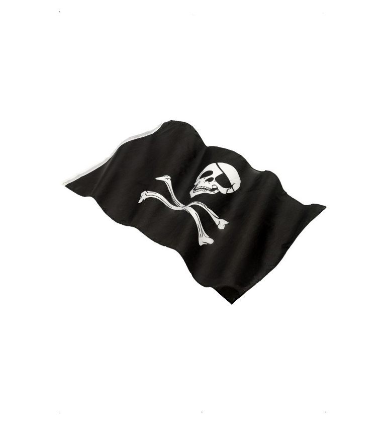 Pirátská vlajka větší