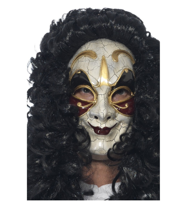 Benátská maska Dvořan celý obličej