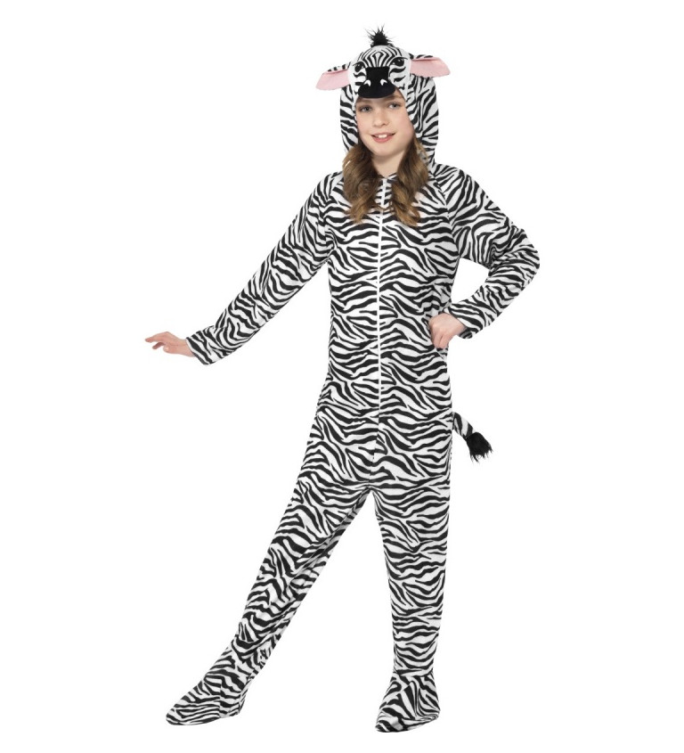 Dětský zvířecí kostým  - Zebra basic