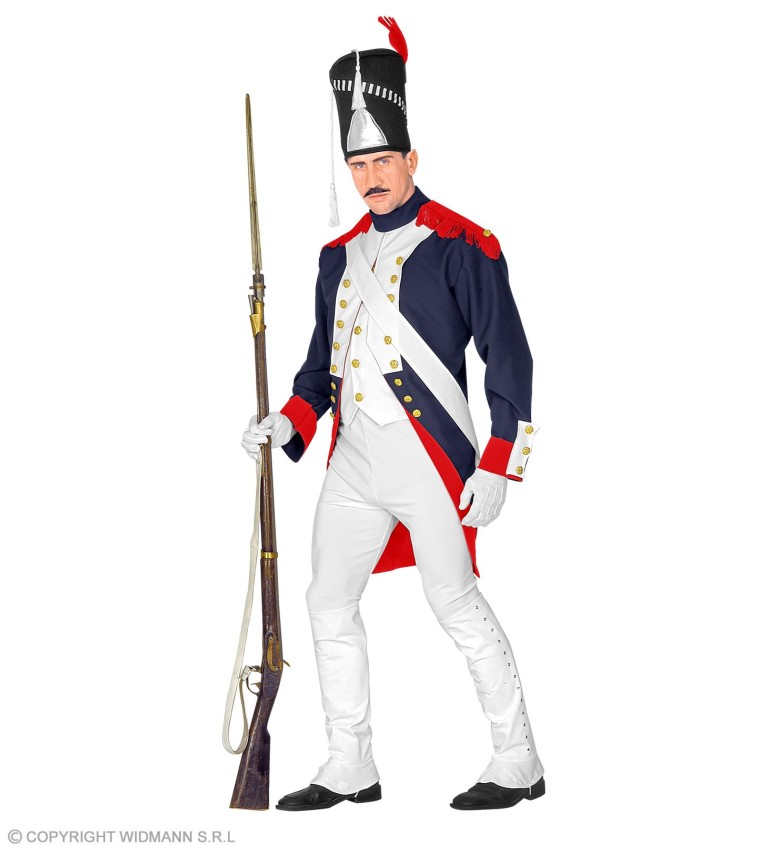 Pánský kostým - Voják - 18. století