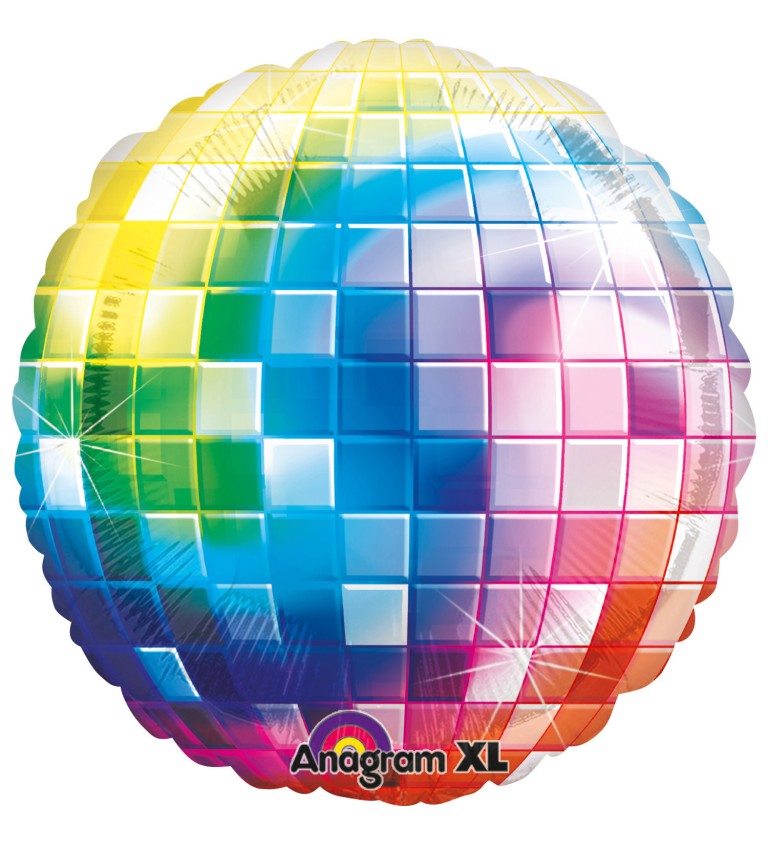 Disco koule fóliový balónek