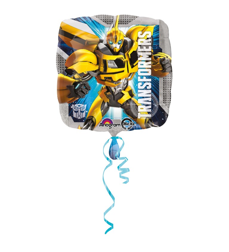 Fóliový balónek Transformers čtverec
