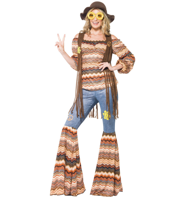 Dámský kostým - Harmonická hippie dáma