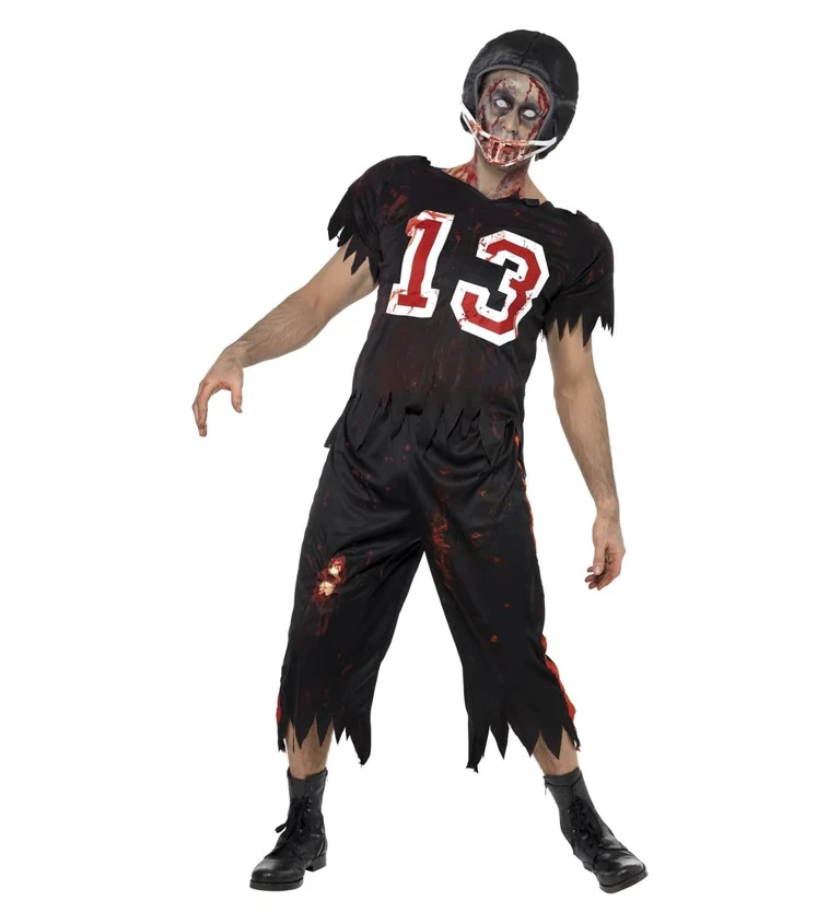 Pánský kostým - Zombie fotbalista