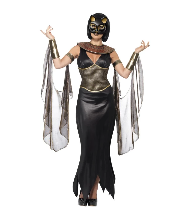 Dámský kostým - Bastet egyptská mýtická bohyně