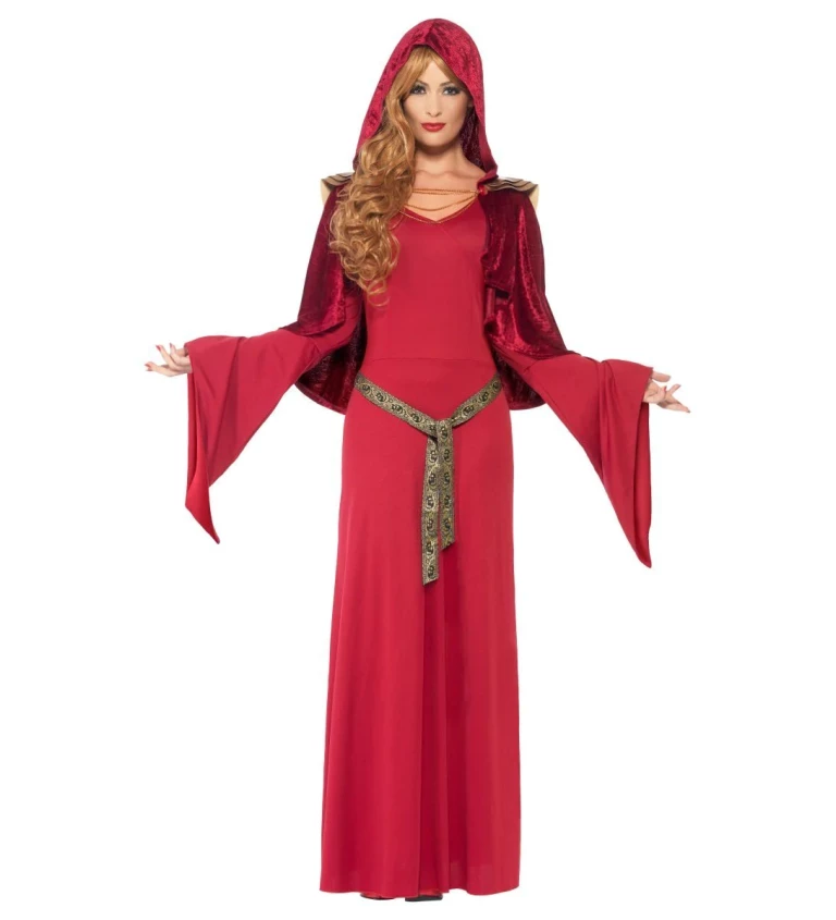 Dámský kostým - Kněžka v červeném