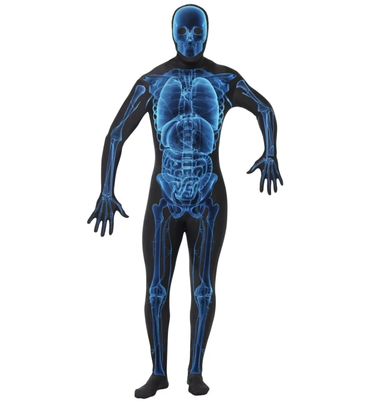 Kostým Unisex - Morphsuit - X Ray rentgen
