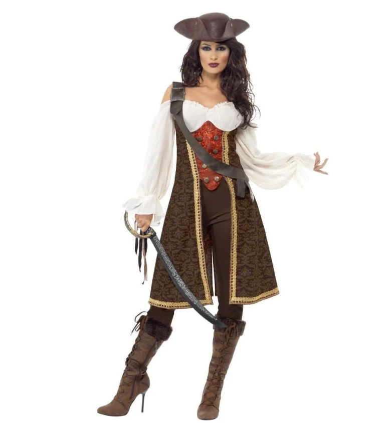Dámský kostým - Pirátka guvernérka