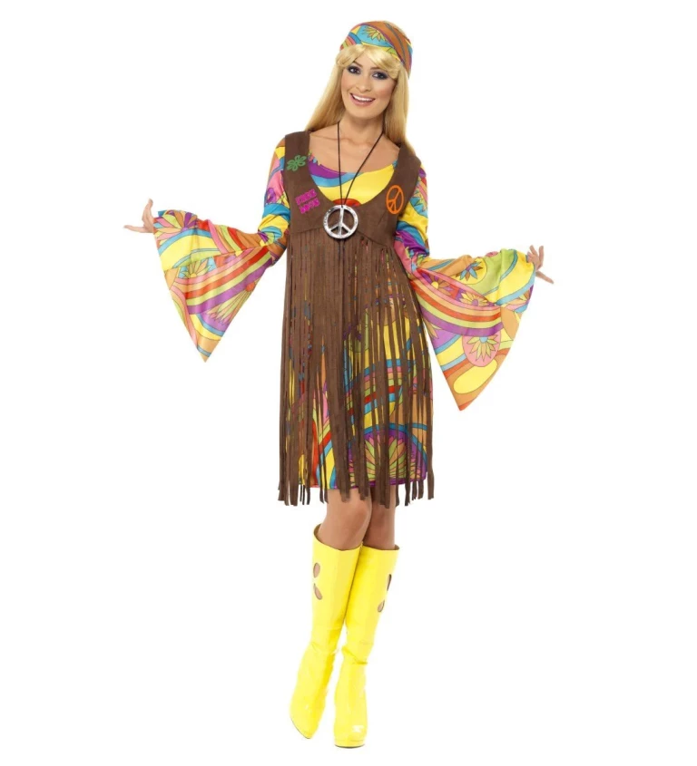 Dámský kostým - Hippie vestička II
