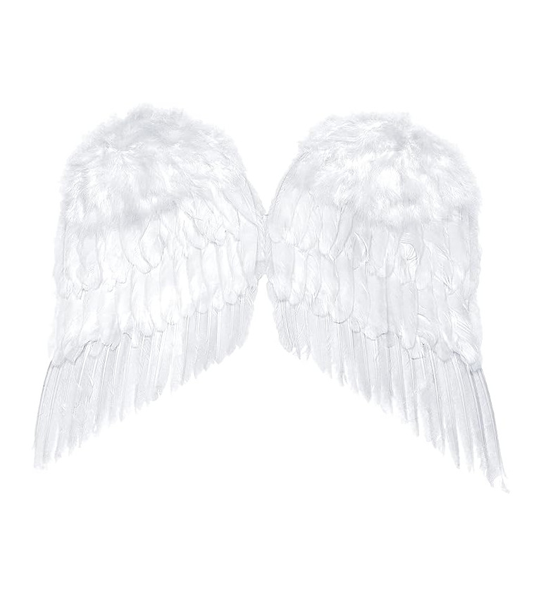 Andělská křídla, bílá, 55 x 45 cm