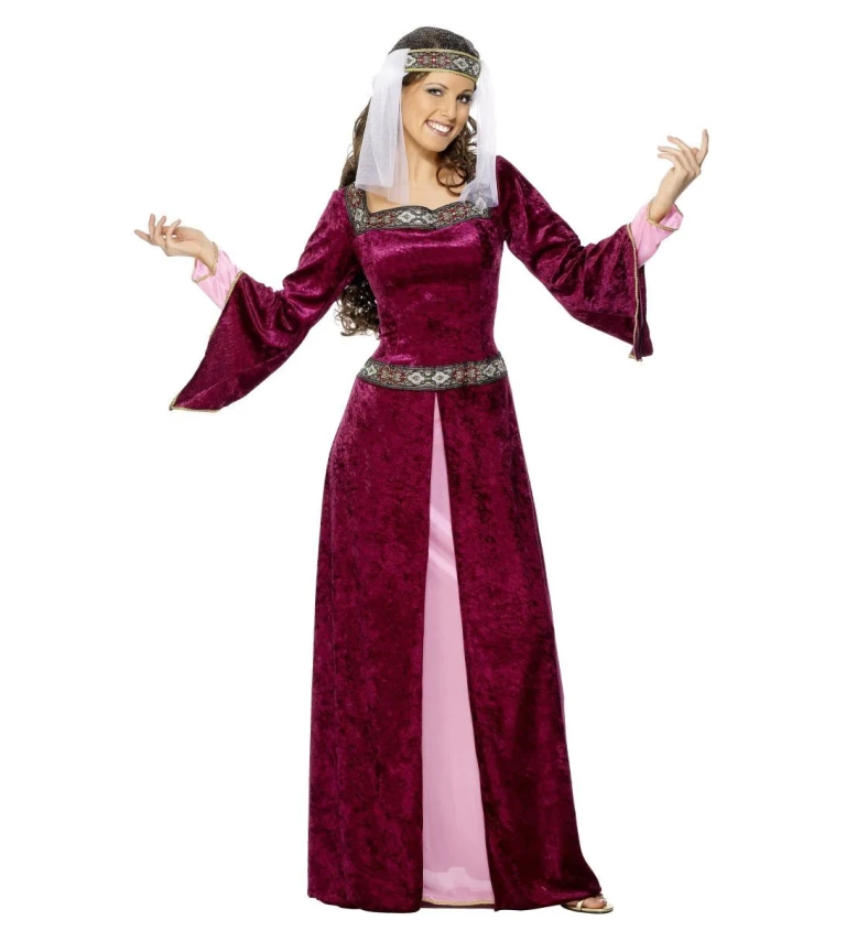 Dámský kostým - Královna růžová