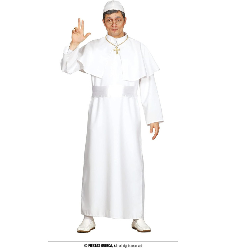 Kostým Papež - bílý