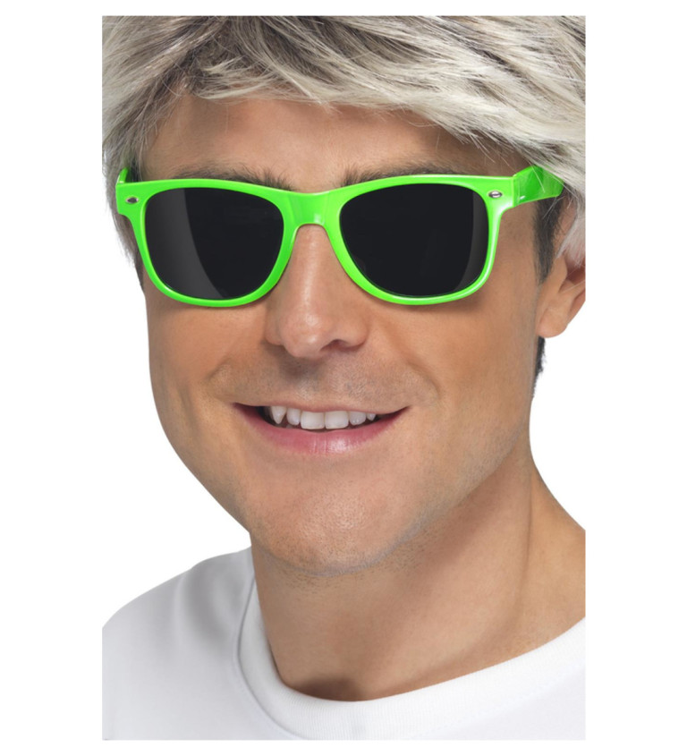 Zelené retro brýle