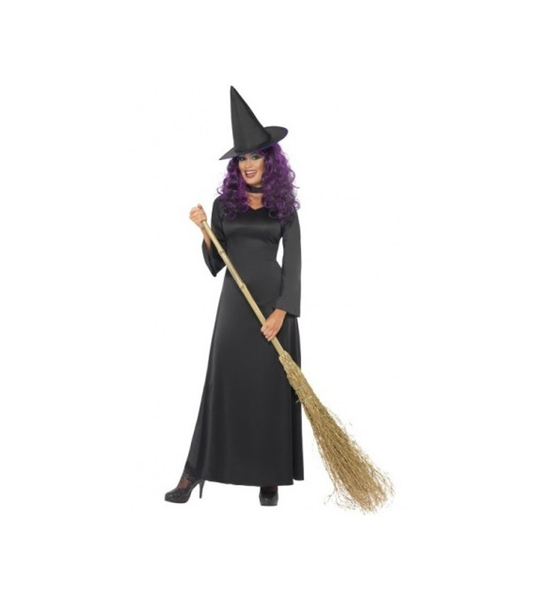 Dámský kostým - Černá čarodějnice