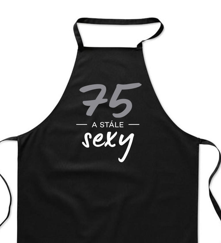 Zástěra černá - 75 a stále sexy