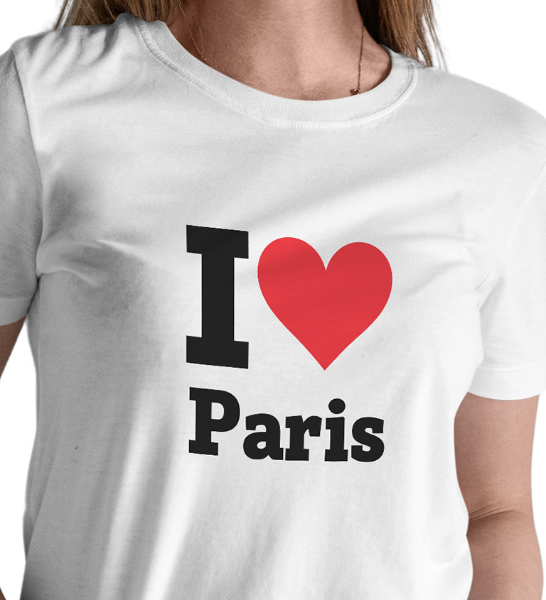 Dámské triko - I love Paris