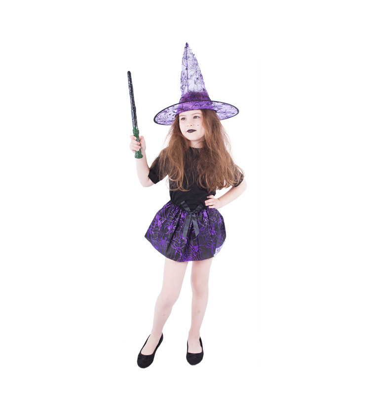 Dětská sukně a čarodějnický klobouk