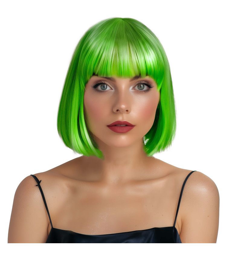 Paruka mikádo, zelená