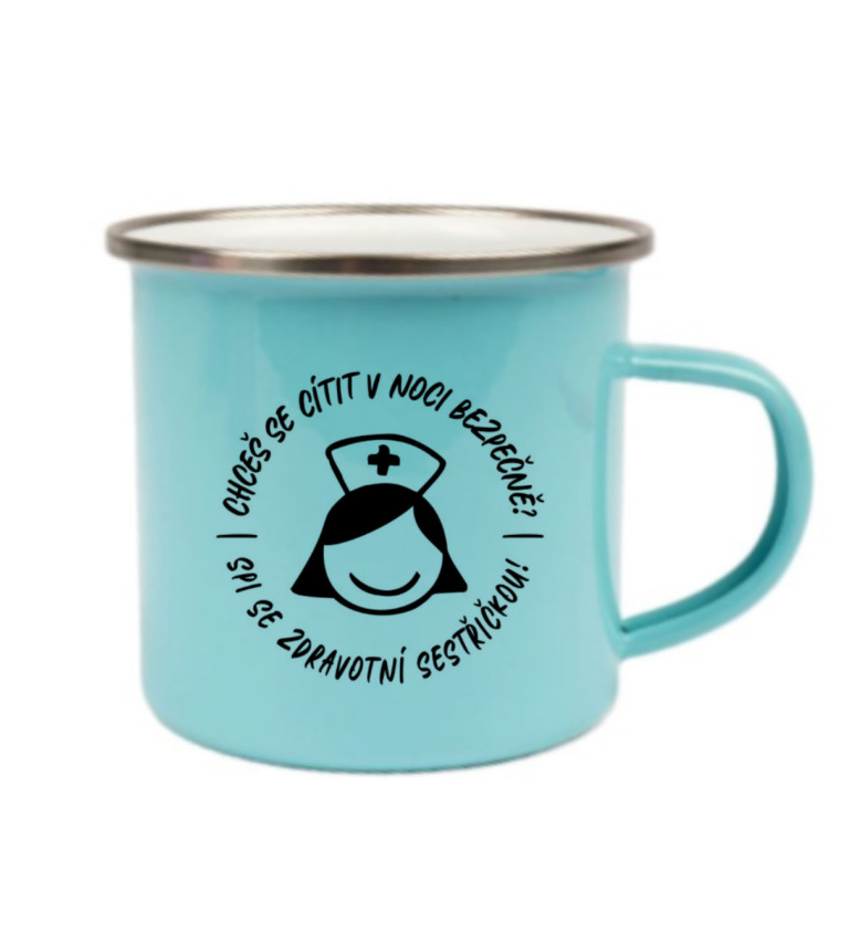 Plecháček modrý - Chceš se cítit v noci bezpečně? Spi se zdravotní sestřičkou