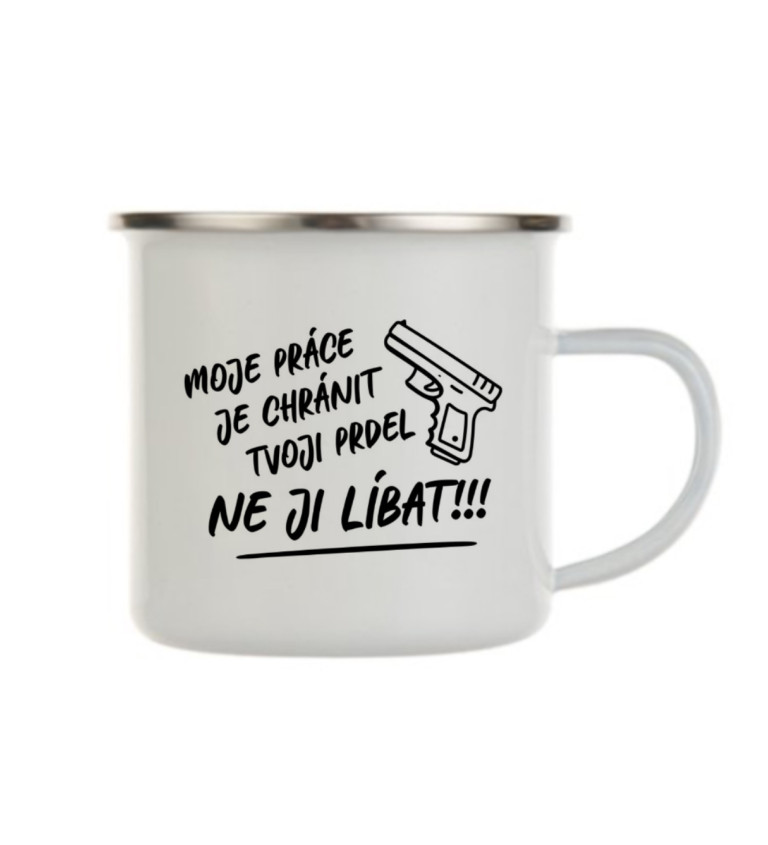 Plecháček bílý - Moje práce je chránit tvoje prdel, ne ji líbat