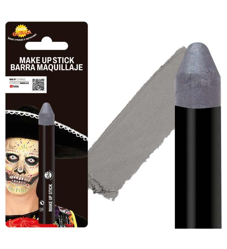 Tužka na obličej stříbrná