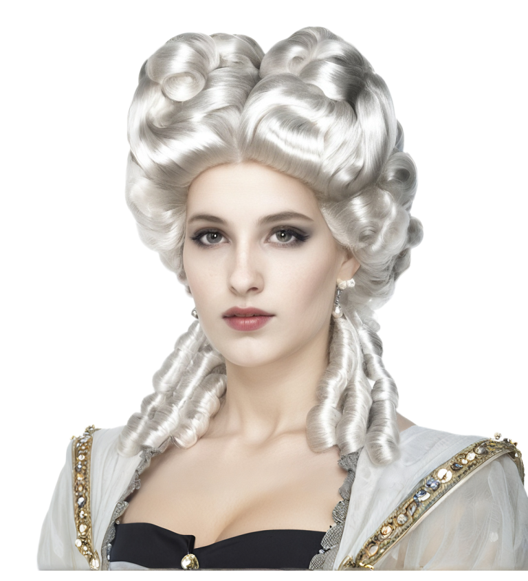 Paruka barokní královna