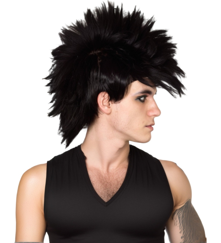 Pánská paruka číro černá