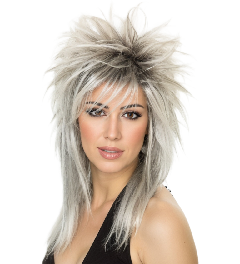 Dámská paruka rockerka